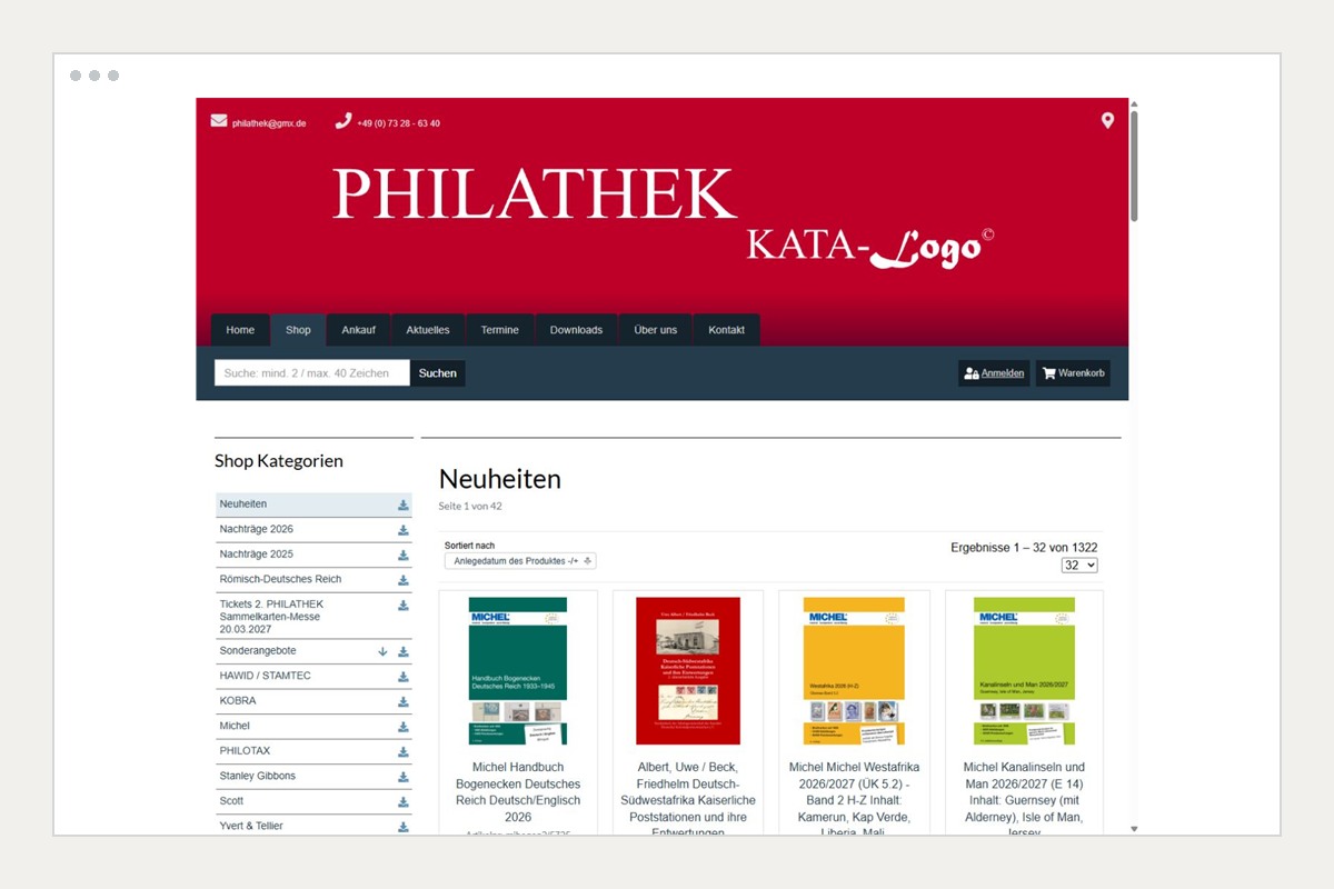 Projektansicht: Philathek