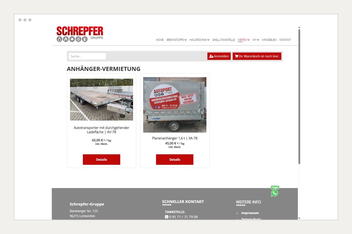 Projektansicht: Schrepfer-Gruppe